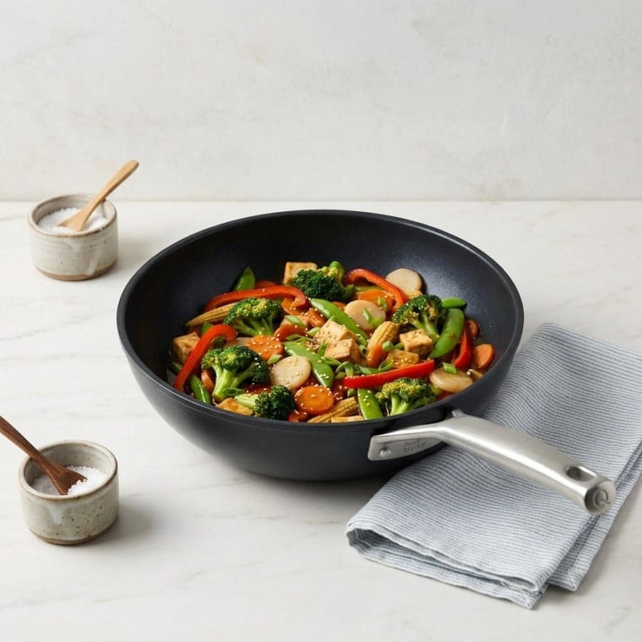 مقلاة ووك Q NONSTICK بقطر 28 سم 2