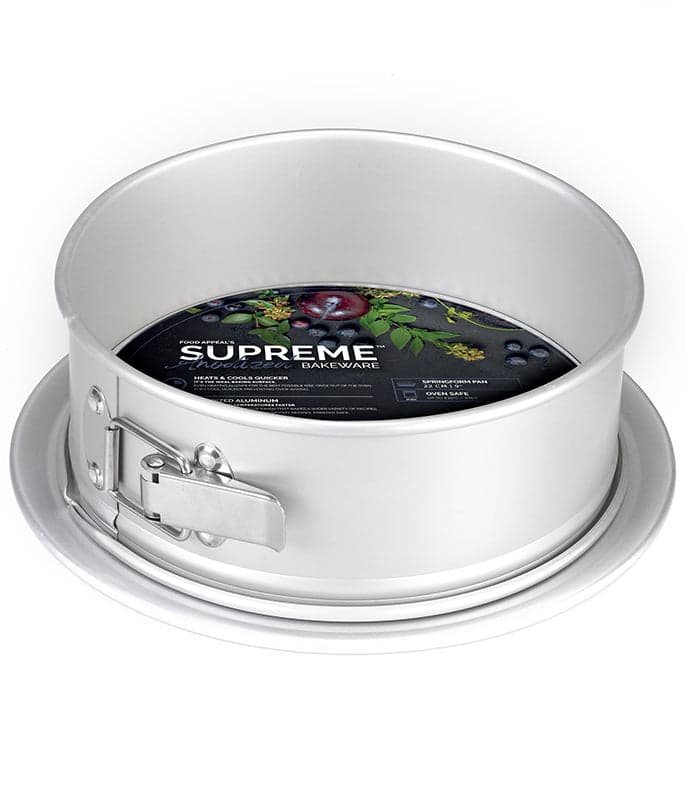 قالب كيك قابل للفك SUPREME ANODIZED بقطر 24 سم وارتفاع 8 سم
