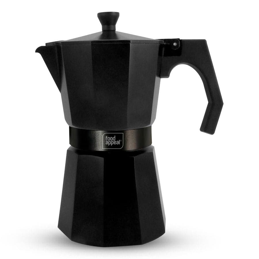 ركوة قهوة COFFE COLLECTION لـ 12 كاسة لون أسود