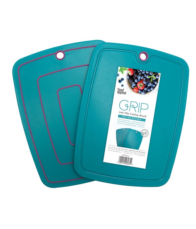 لوح تقطيع GRIP متوسط 31x24 سم أزرق