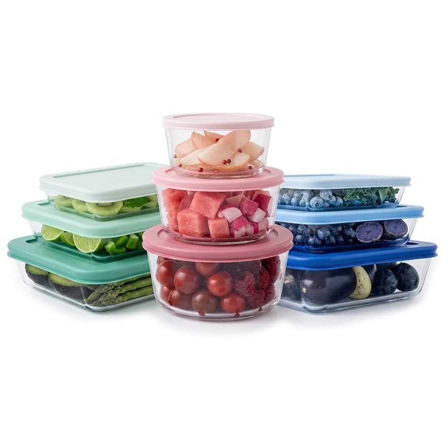طقم علب حفظ زجاجية 9 قطع COOK & STORE