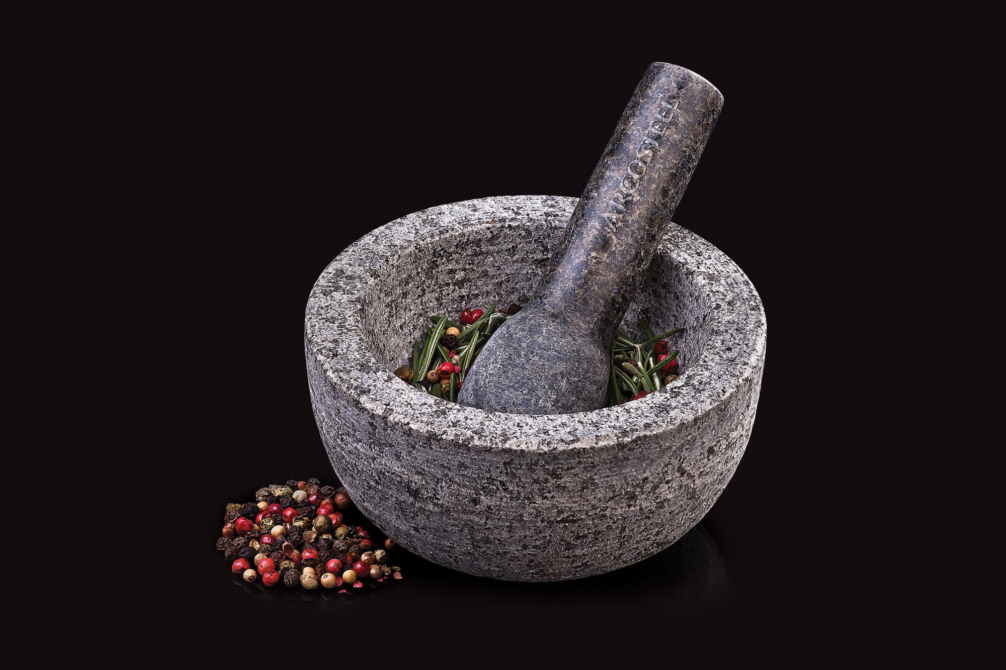 مدقة وهاون جرانيت 13x7 سم